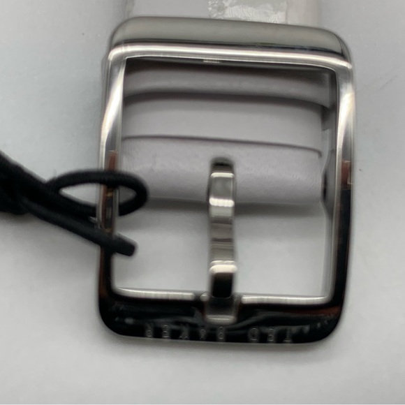 TED BAKER 36mm Belgravia Floral Printed Watch in White Leather Strap - Picture 10 of 14